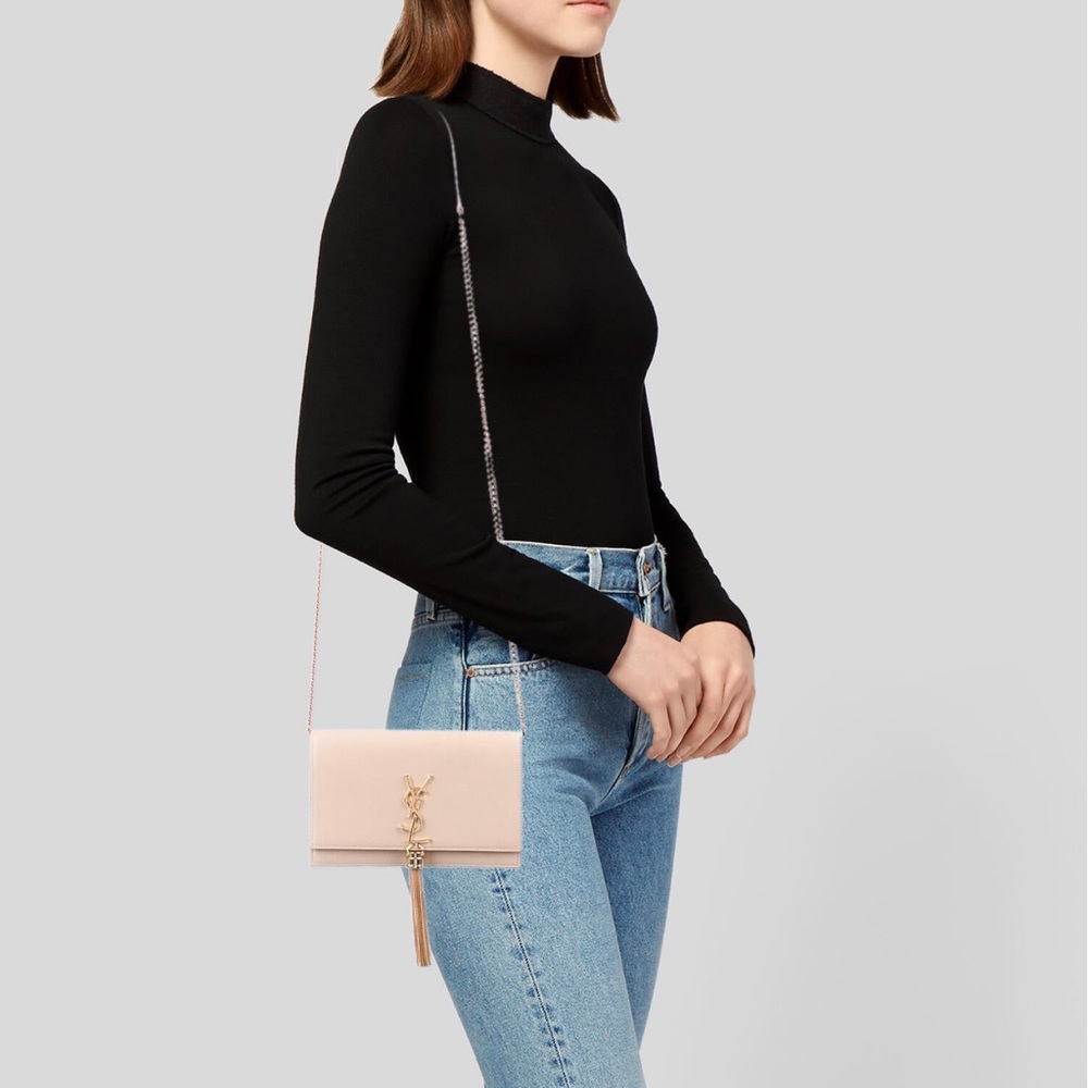 SOLD YSL Monogram Chain Wallet Bag